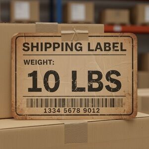 Shipping Label‎ Sign